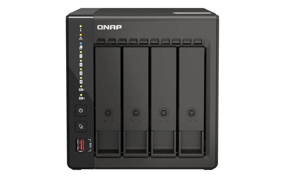 QNAP QVP-41C NAS|storage server Tower Ethernet LAN Black J6412 (QVP-41C)