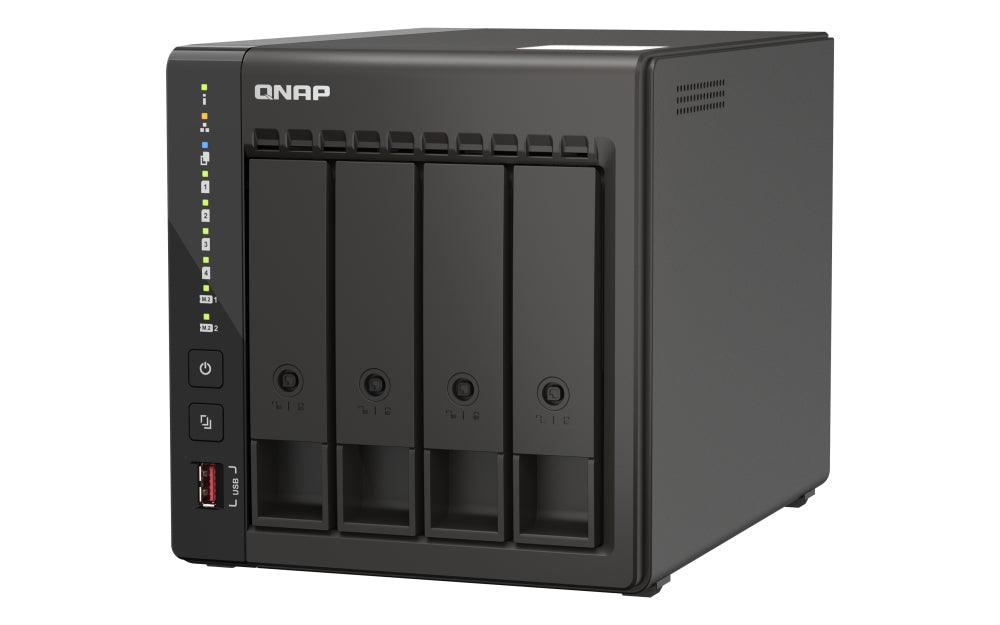 QNAP QVP-41C NAS|storage server Tower Ethernet LAN Black J6412 (QVP-41C)