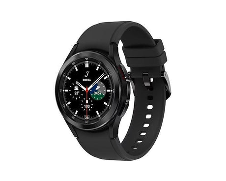 Samsung Galaxy Watch4 Classic Bluetooth + 4G (42mm) - Black (SM-R885FZKAXSA)*AU STOCK*, 1.2' Super AMOLED,Dual-Core,1.18GHz,1.5GB/16GB, NFC,247mAh,2YR SAMSUNG