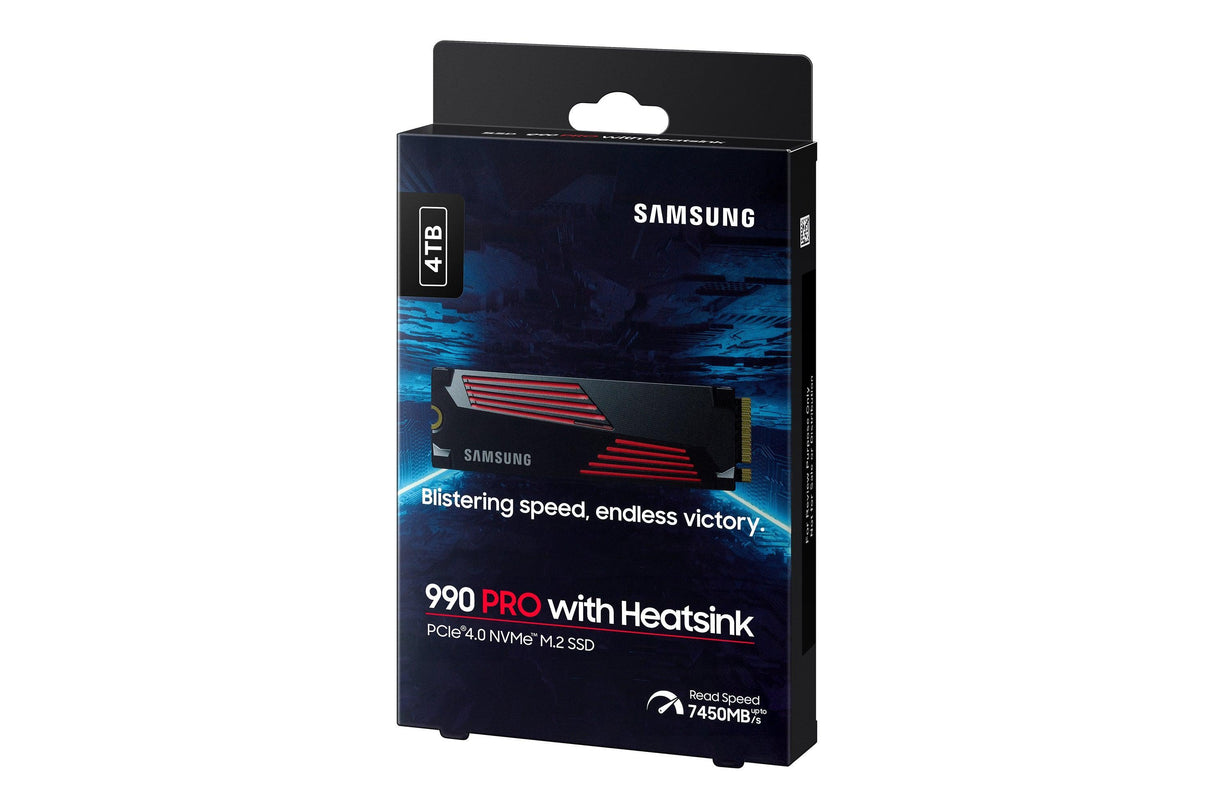 SAMSUNG 4 TB | V-NAND TLC | PCIe Gen 4.0 x4 | NVMe 2.0 | M.2 (2280) | 28 g (MZ-V9P4T0CW)