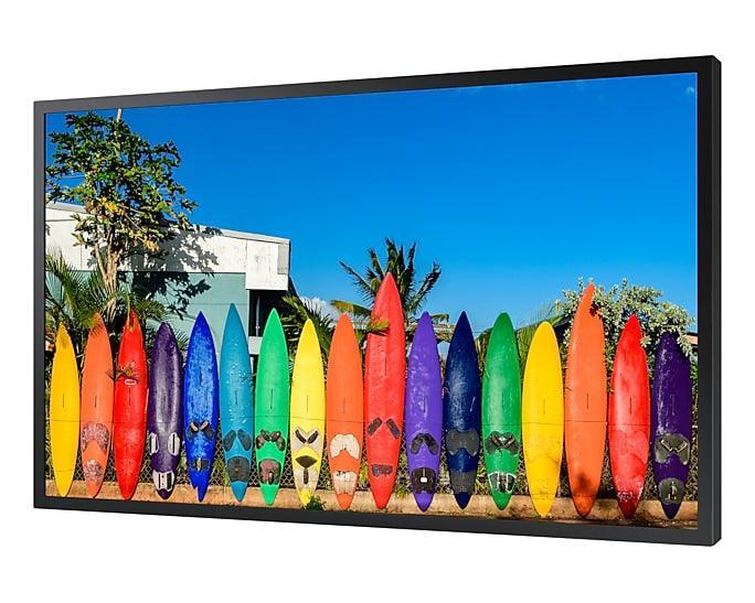 Samsung 54.6 Window-Display version. Full HD 4000cd/m2 RS232/RJ45 control polarised sunglasses viewable WiFi embedded built in Quad Core media player MagicInfo S7 SSSP 7.0 4.1G internal content storage IP5X P