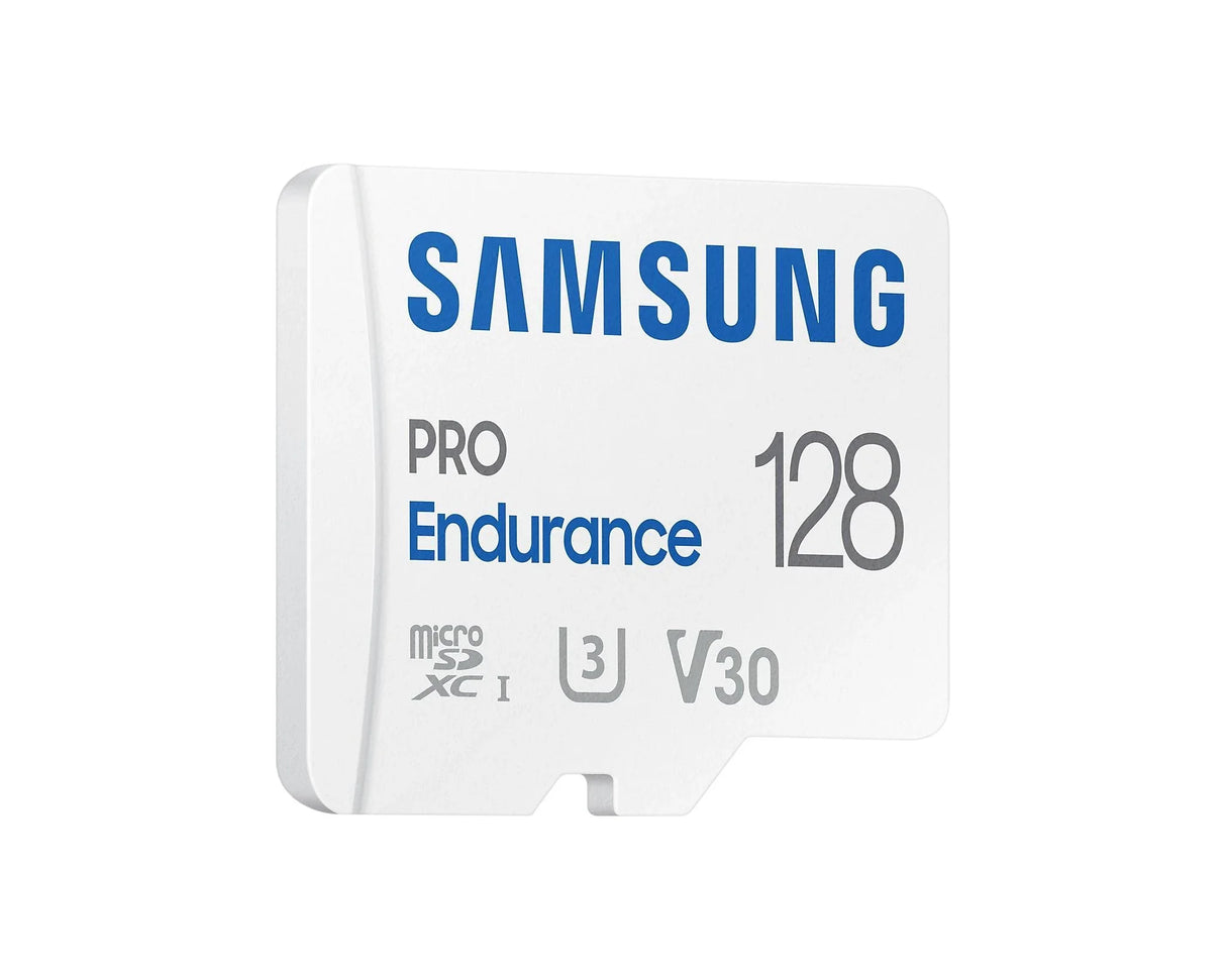 SAMSUNG MB-MJ128KA|APC | PRO Endurance | 128GB MicroSDXC | Class 10 | U3 | V30 | UHS-I | With SD Adapter (MB-MJ128KA/APC)
