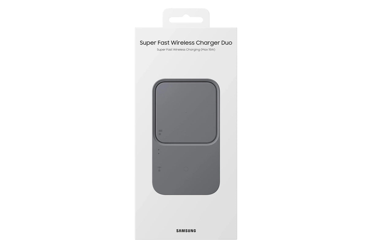 SAMSUNG Super Fast Wireless Charger Duo Dark Gray (EP-P5400BBEGWW)
