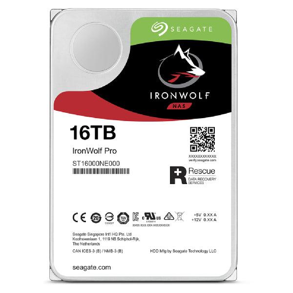 SEAGATE 16 TB | SATA 6Gb|s | 26.11 x 101.85 x 146.99 mm | 670 g (ST16000NT001)