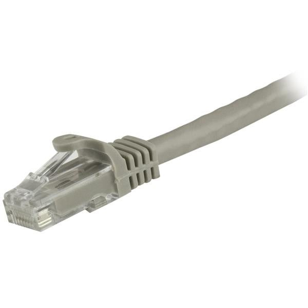 STARTECH 1.5m CAT6 Ethernet Cable - Grey CAT 6 Gigabit Ethernet Wire -650MHz 100W PoE RJ45 UTP Network|Patch Cord Snagless w|Strain Relief Fluke Tested|Wiring is UL Certified|TIA (N6PATC150CMGR) (N6PATC150CMGR)