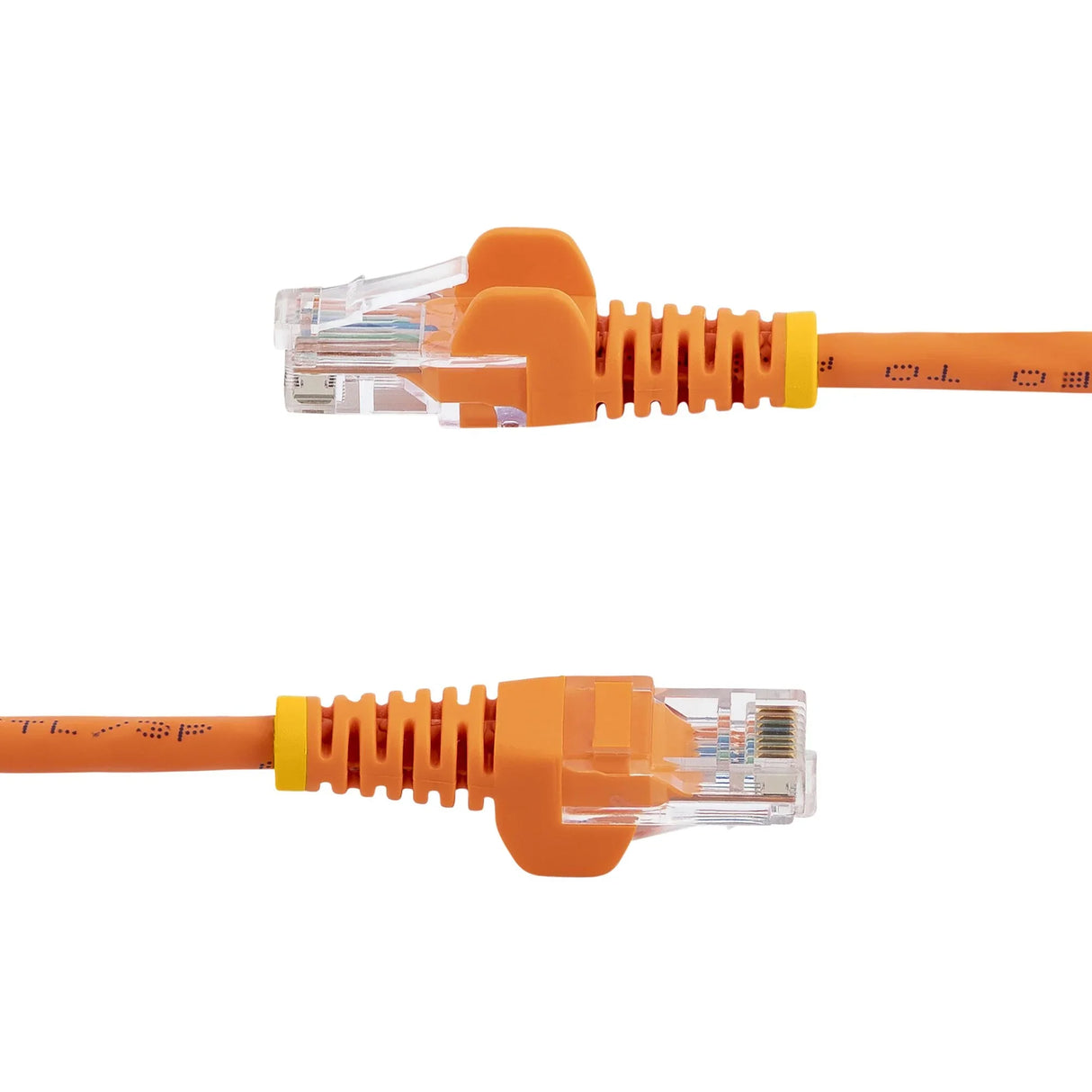 STARTECH 1 m Orange Cat5e Snagless RJ45 UTP Patch Cable - 1m Patch Cord - Ethernet Patch Cable - RJ45 Male to Male Cat 5e Cable (45PAT1MOR) (45PAT1MOR)