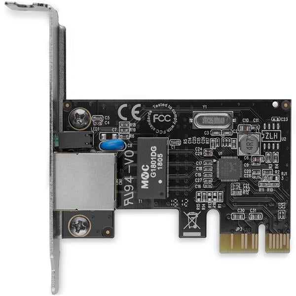 STARTECH 1 Port PCI Express PCIe Gigabit NIC Server Adapter Network Card- Low Profile PCI Express Gigabit LAN Card - PCIe Network Card (ST1000SPEX2L)