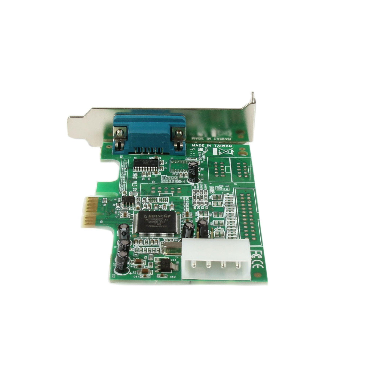 STARTECH 1-port PCI Express RS232 Serial Adapter Card - PCIe RS232 Serial Host Controller Card - PCIe to Serial DB9 - 16550 UART - Low Profile Expansion Card | Windows & Linux (PEX1S553LP) (PEX1S553LP)