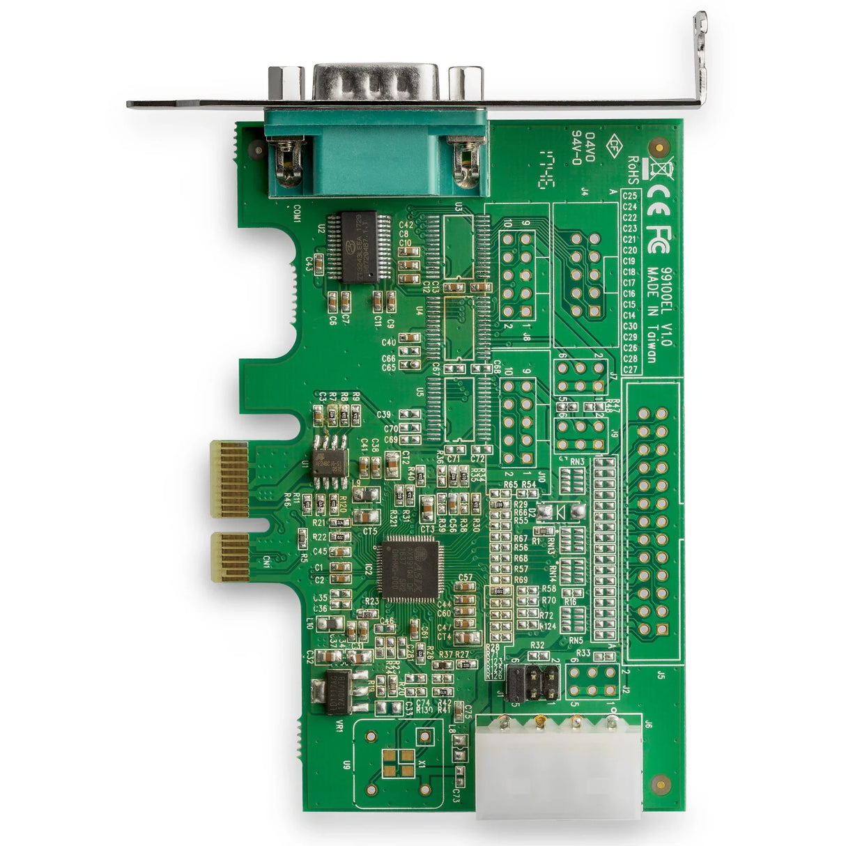 STARTECH 1-port PCI Express RS232 Serial Adapter Card - PCIe RS232 Serial Host Controller Card - PCIe to Serial DB9 - 16950 UART - Low Profile Expansion Card | Windows & Linux (PEX1S953LP) (PEX1S953LP)