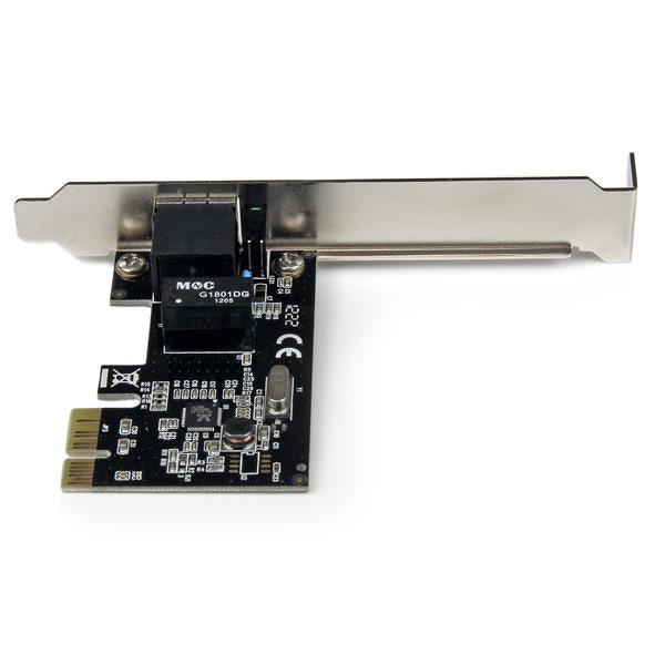 STARTECH 1 Port PCIe Gigabit Network Server Adapter NIC Card - Dual Profile - Gigabit Desktop Adapter REV E Intel 6 Chip support (ST1000SPEX2)