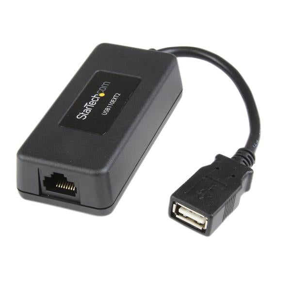 STARTECH 1 Port USB over Cat5 | Cat6 Ethernet Extender - up to 131ft (40m) (USB110EXT2)