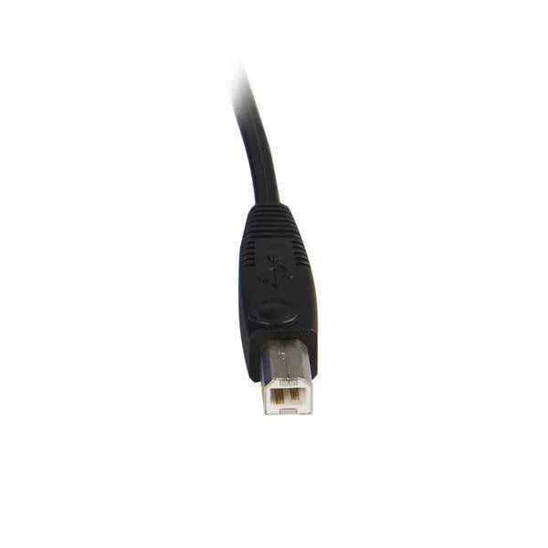 STARTECH 10 ft 2-in-1 Universal USB KVM Cable - 10ft VGA KVM Cable - 10ft USB KVM Cable - 10ft KVM Switch Cable (SVUSB2N1_10)