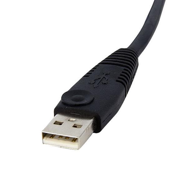 STARTECH 10 ft | 3m 4-in-1 USB Dual Link DVI-D KVM Switch Cable w| Audio & Microphone (DVID4N1USB10)