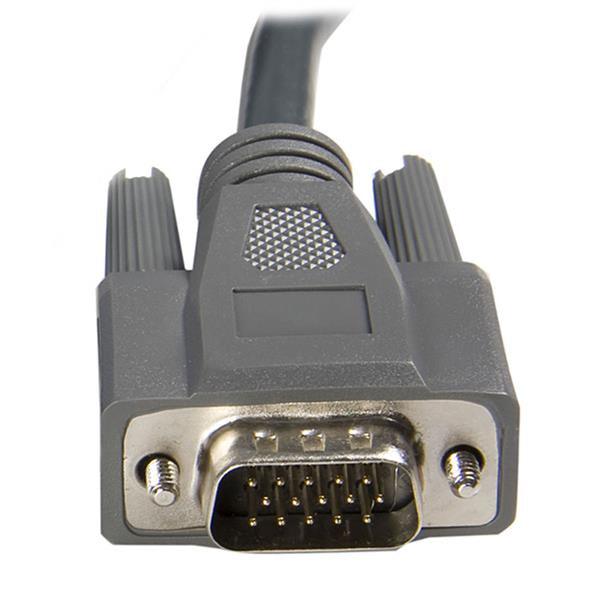 STARTECH 10 ft Ultra-Thin USB VGA 2-in-1 KVM Cable (SVUSBVGA10)