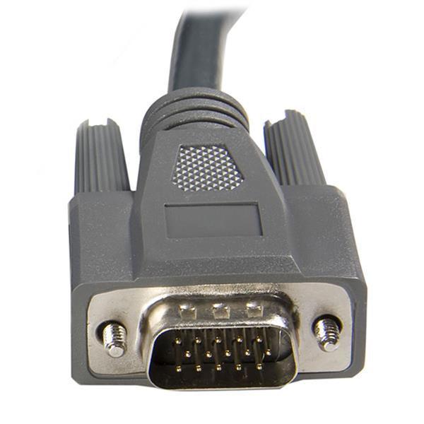 STARTECH 10 ft Ultra-Thin USB VGA 2-in-1 KVM Cable (SVUSBVGA10)