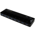 STARTECH 10 Port USB 3.0 Hub with Charge & Sync Ports - 8 x USB-A | 2 x USB-A Fast Charge Ports - Multi Port Powered USB Hub (ST103008U2C) (ST103008U2C)