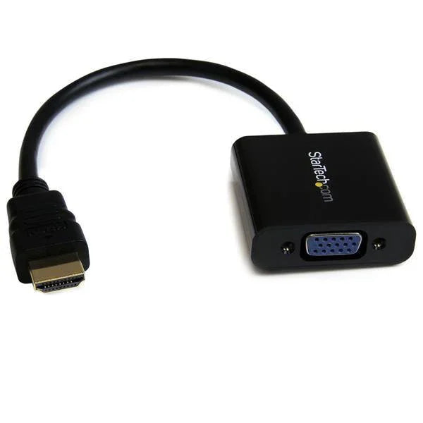 STARTECH 1080p 60Hz HDMI to VGA High Speed Display Adapter - Active HDMI to VGA (Male to Female) Video Converter for Laptop|PC|Monitor (HD2VGAE2) (HD2VGAE2)