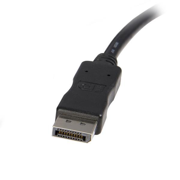 STARTECH 10ft (3m) DisplayPort to DVI Cable - DisplayPort to DVI Adapter Cable 1080p Video - DisplayPort to DVI-D Cable Single Link - DP to DVI Monitor Cable - DP 1.2 to DVI Converter (DP2DVIMM10) (DP2DVIMM10)
