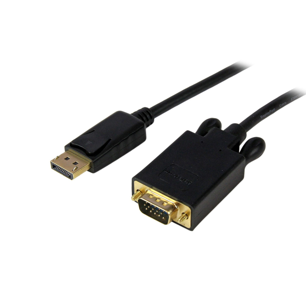 STARTECH 10ft (3m) DisplayPort to VGA Cable - Active DisplayPort to VGA Adapter Cable - 1080p Video - DP to VGA Monitor Cable - DP 1.2 to VGA Converter - Latching DP Connector (DP2VGAMM10B) (DP2VGAMM10B)