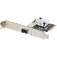 STARTECH 10G PCIe SFP+ Card - Single SFP+ Port Network Adapter - Open SFP+ for MSA-Compliant Modules|Direct-Attach Cables - 10 Gigabit Fiber PCIe NIC - PCI Express SFP+ Network Card (PEX10GSFP) (PEX10GSFP)