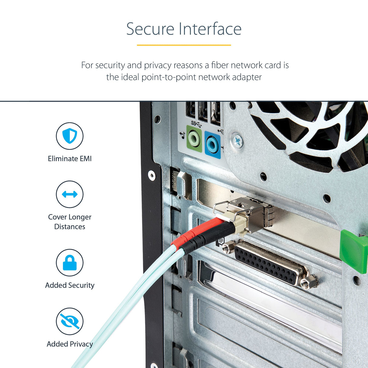 STARTECH 10G PCIe SFP+ Card - Single SFP+ Port Network Adapter - Open SFP+ for MSA-Compliant Modules|Direct-Attach Cables - 10 Gigabit Fiber PCIe NIC - PCI Express SFP+ Network Card (PEX10GSFP) (PEX10GSFP)