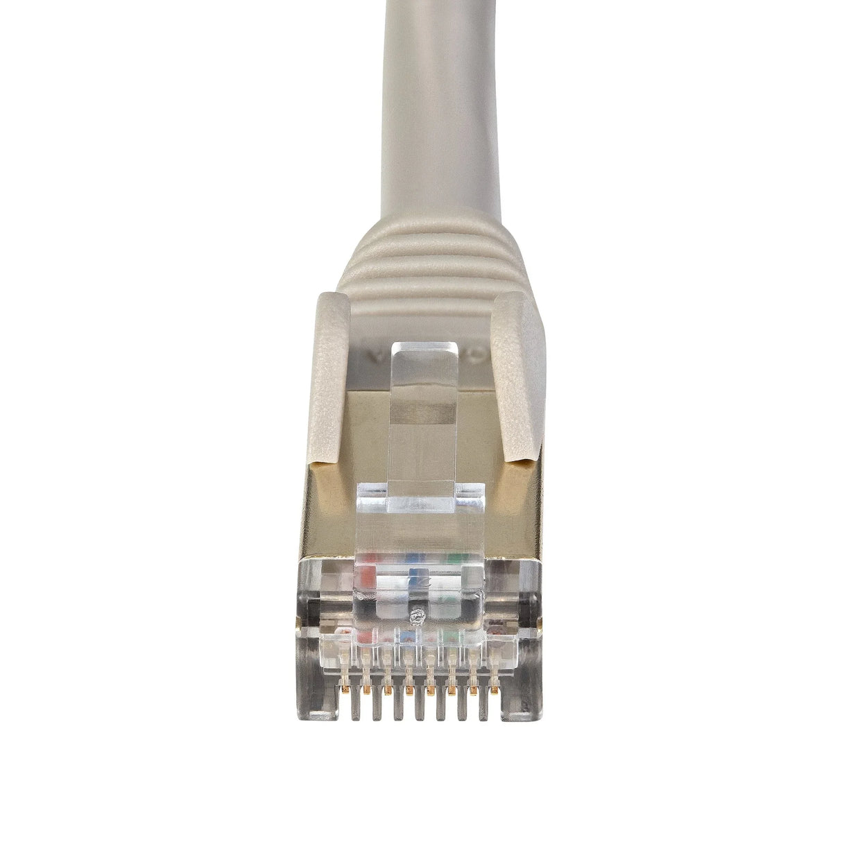 STARTECH 10m CAT6a Ethernet Cable - 10 Gigabit Shielded Snagless RJ45 100W PoE Patch Cord - 10GbE STP Network Cable w|Strain Relief - Grey Fluke Tested|Wiring is UL Certified|TIA (6ASPAT10MGR) (6ASPAT10MGR)
