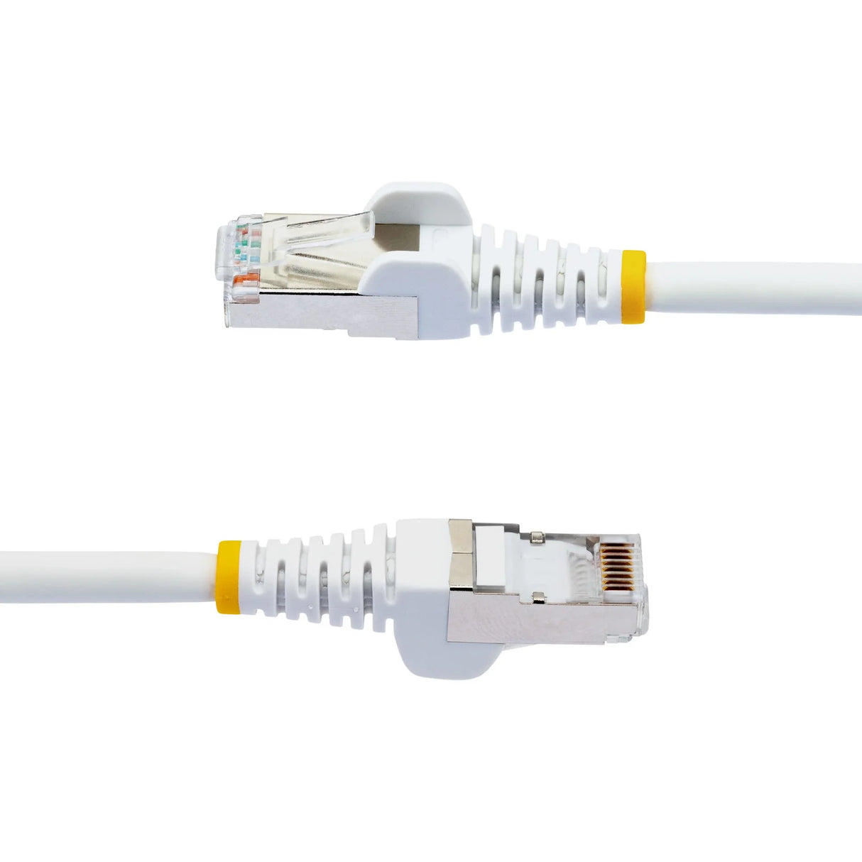 STARTECH 10m CAT6a Ethernet Cable - Low Smoke Zero Halogen (LSZH) - 10 Gigabit 500MHz 100W PoE RJ45 S|FTP White Network Patch Cord Snagless w|Strain Relief (NLWH-10M-CAT6A-PATCH) (NLWH-10M-CAT6A-PATCH)
