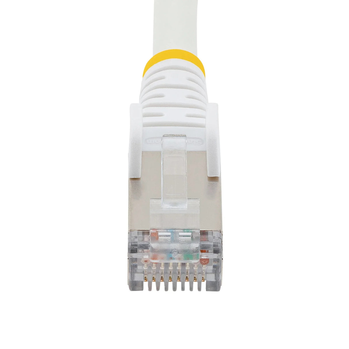 STARTECH 10m CAT6a Ethernet Cable - Low Smoke Zero Halogen (LSZH) - 10 Gigabit 500MHz 100W PoE RJ45 S|FTP White Network Patch Cord Snagless w|Strain Relief (NLWH-10M-CAT6A-PATCH) (NLWH-10M-CAT6A-PATCH)