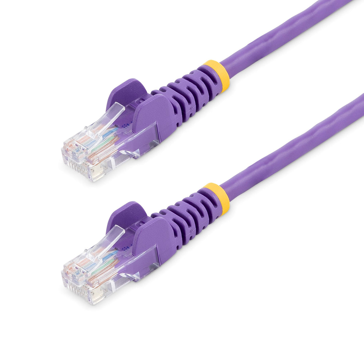 STARTECH 10m Purple Cat5e Patch Cable with Snagless RJ45 Connectors - Long Ethernet Cable - 10 m Cat 5e UTP Cable (45PAT10MPL)