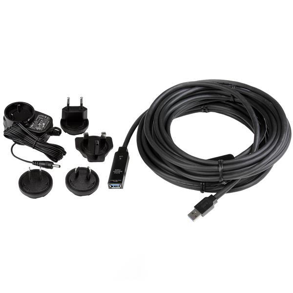 STARTECH 10m USB 3.0 Active Extension Cable - M|F (USB3AAEXT10M)