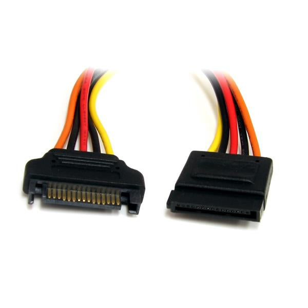 STARTECH 12in 15 pin SATA Power Extension Cable - SATA Power Male to Female Extender - 12 Inch SATA Power Extension Cord (SATAPOWEXT12)