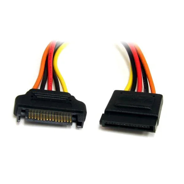 STARTECH 12in 15 pin SATA Power Extension Cable - SATA Power Male to Female Extender - 12 Inch SATA Power Extension Cord (SATAPOWEXT12)