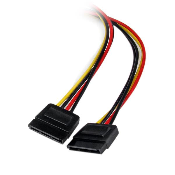 STARTECH 12in LP4 to 2x SATA Power Y Cable Adapter - Molex to to Dual SATA Power Adapter Splitter (PYO2LP4SATA)