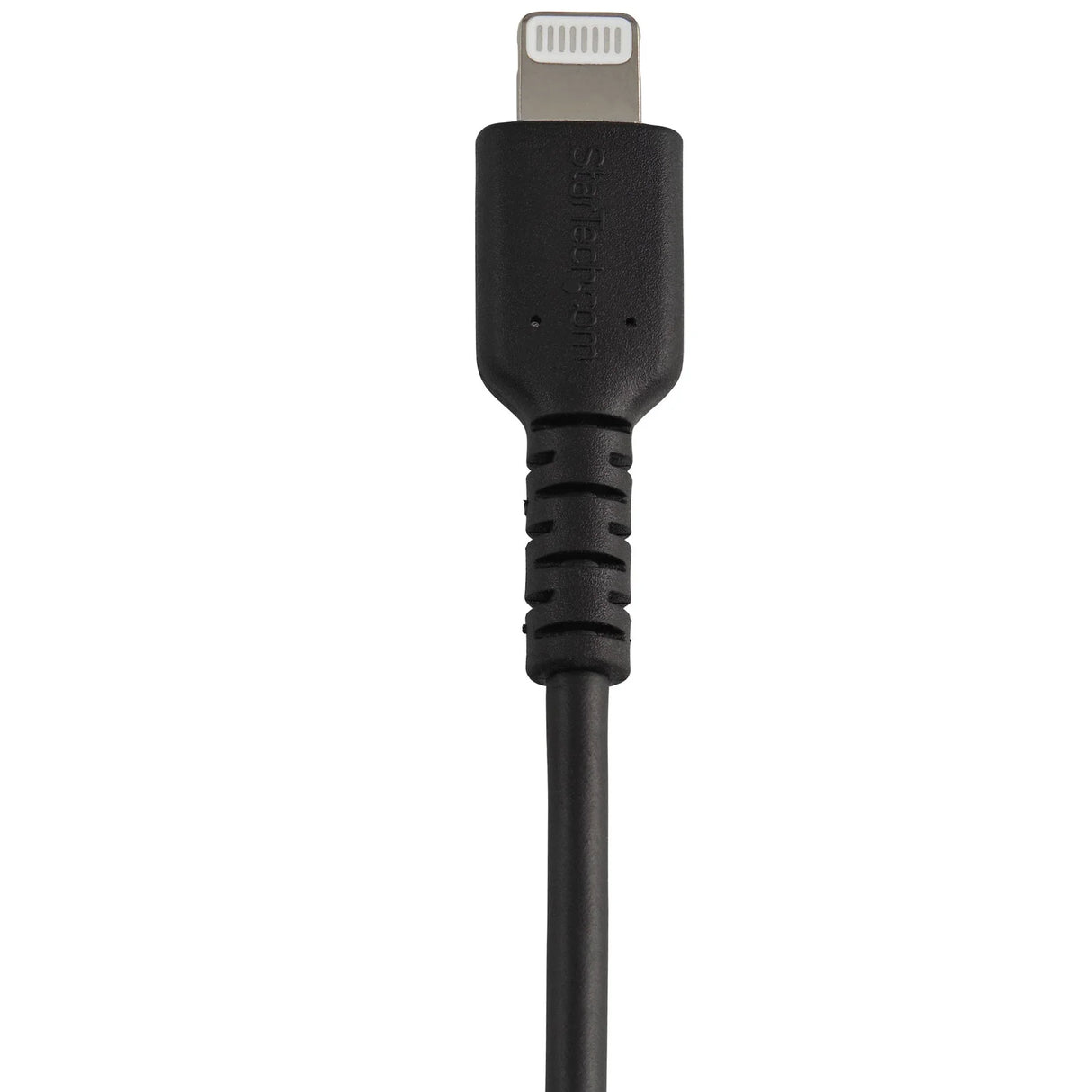 STARTECH 12inch (30cm) Durable Black USB-A to Lightning Cable - Heavy Duty Rugged Aramid Fiber USB Type A to Lightning Charger|Sync Power Cord - Apple MFi Certified iPad|iPhone 12 (RUSBLTMM30CMB) (RUSBLTMM30CMB)