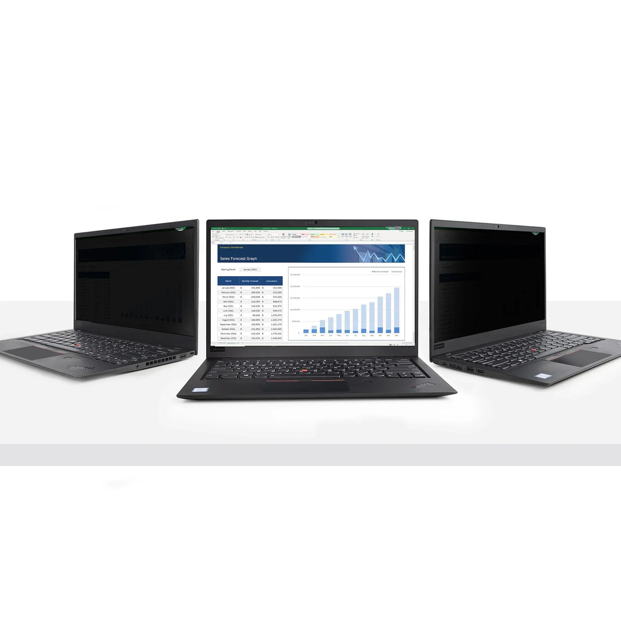 STARTECH 133L-PRIVACY-SCREEN – 13.3in / 2-Way Privacy – Laptop Widescreen Privacy Filter – Frameless Slide-Mount – Anti-Glare Matte & Blue Light Reduction