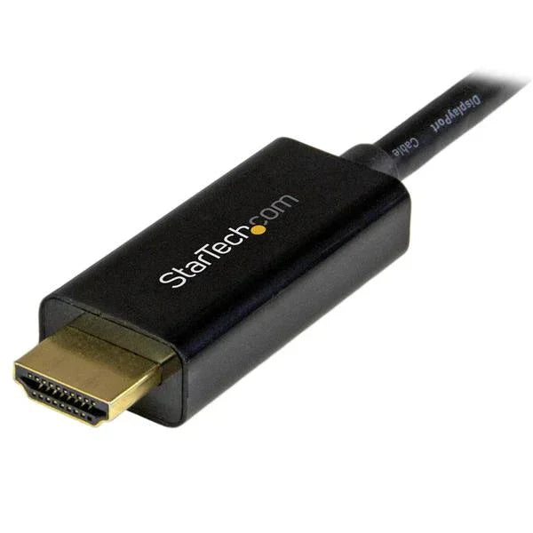 STARTECH 15ft (5m) Mini DisplayPort to HDMI Cable - 4K 30Hz Video - mDP to HDMI Adapter Cable - Mini DP or Thunderbolt 1|2 Mac|PC to HDMI Monitor|Display - mDP to HDMI Converter Cord (MDP2HDMM5MB) (MDP2HDMM5MB)