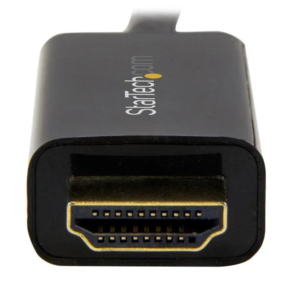STARTECH 15ft (5m) Mini DisplayPort to HDMI Cable - 4K 30Hz Video - mDP to HDMI Adapter Cable - Mini DP or Thunderbolt 1|2 Mac|PC to HDMI Monitor|Display - mDP to HDMI Converter Cord (MDP2HDMM5MB) (MDP2HDMM5MB)