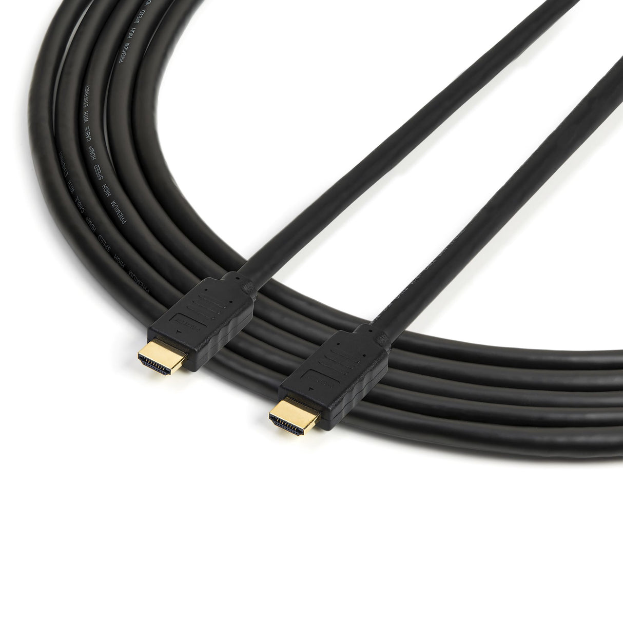 STARTECH 15ft (5m) Premium Certified HDMI 2.0 Cable with Ethernet - High Speed Ultra HD 4K 60Hz HDMI Cable HDR10 - Long HDMI Cord (Male|Male Connectors) - For UHD Monitors | TVs | Displays (HDMM5MP) (HDMM5MP)