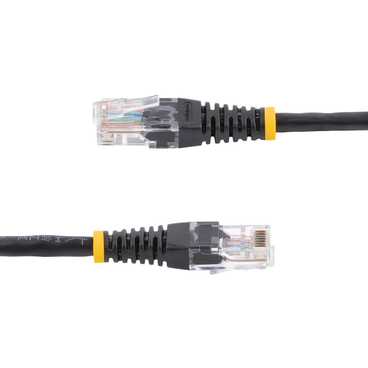 STARTECH 15m Cat5e Patch Cable with Molded RJ45 Connectors - Black - Cat5e Ethernet Patch Cable - 15 m UTP Cat 5e Patch Cord (M45PAT15MBK) (M45PAT15MBK)