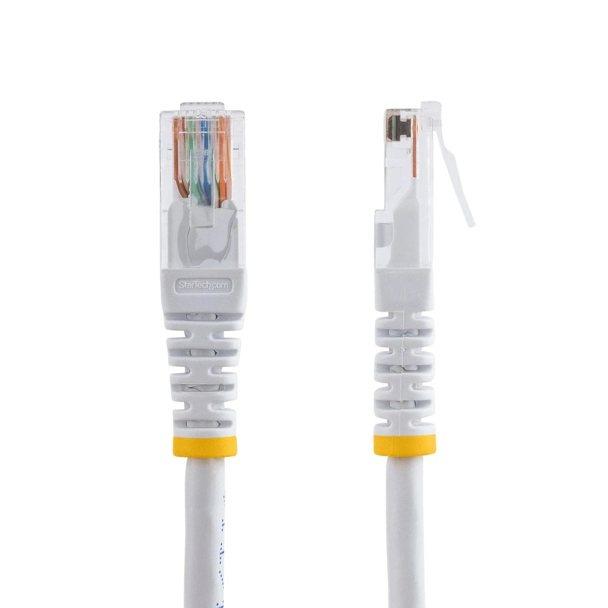 STARTECH 15m Cat5e White Molded RJ45 UTP Cat 5e Patch Cable - 15 m Patch Cord (M45PAT15MWH)