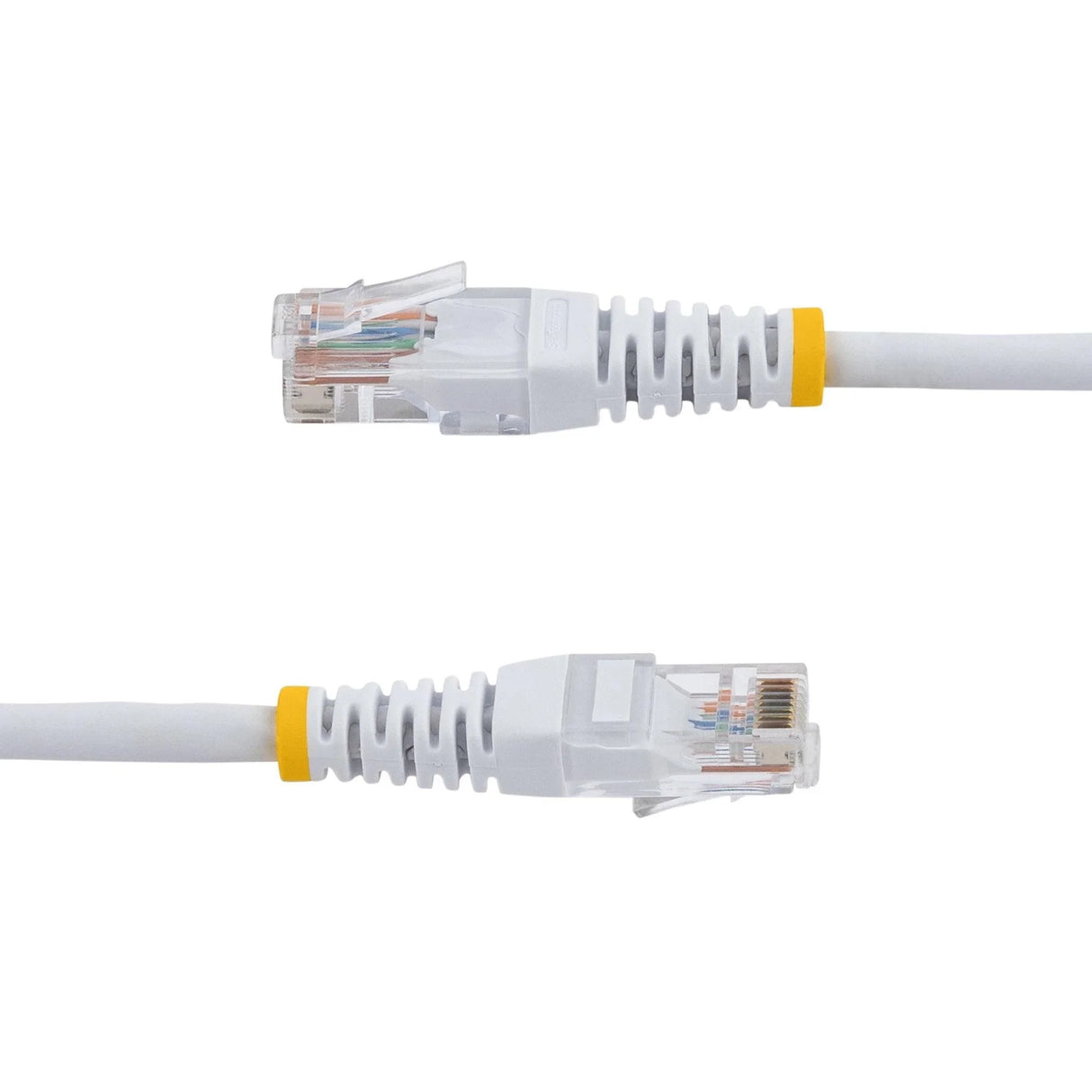 STARTECH 15m Cat5e White Molded RJ45 UTP Cat 5e Patch Cable - 15 m Patch Cord (M45PAT15MWH)