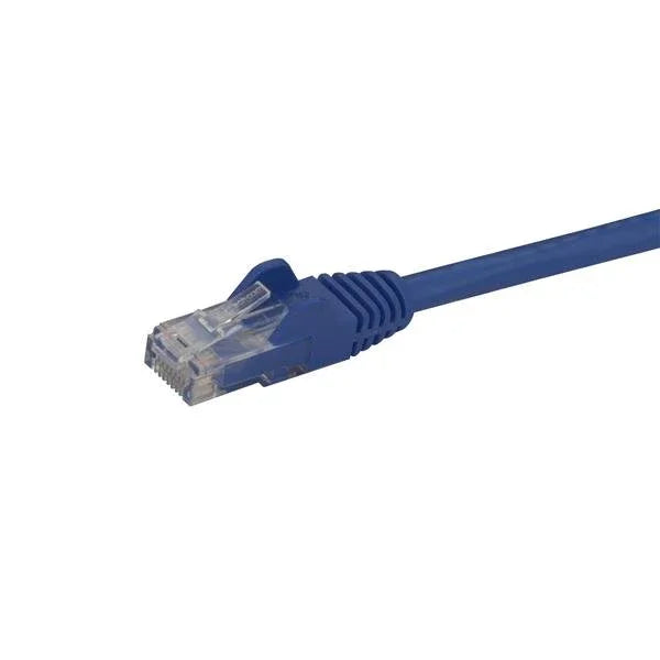 STARTECH 15m CAT6 Ethernet Cable - Blue CAT 6 Gigabit Ethernet Wire -650MHz 100W PoE RJ45 UTP Network|Patch Cord Snagless w|Strain Relief Fluke Tested|Wiring is UL Certified|TIA (N6PATC15MBL) (N6PATC15MBL)