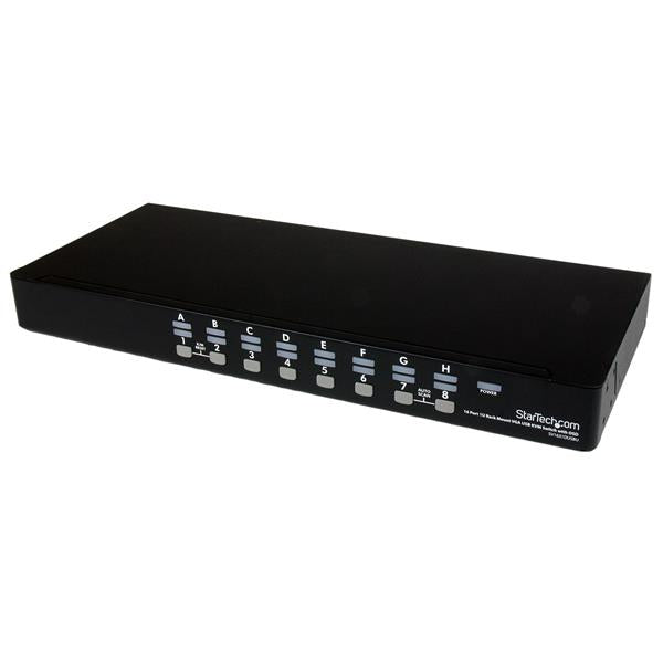 STARTECH 16 Port 1U Rackmount USB KVM Switch Kit with OSD and Cables (SV1631DUSBUK)