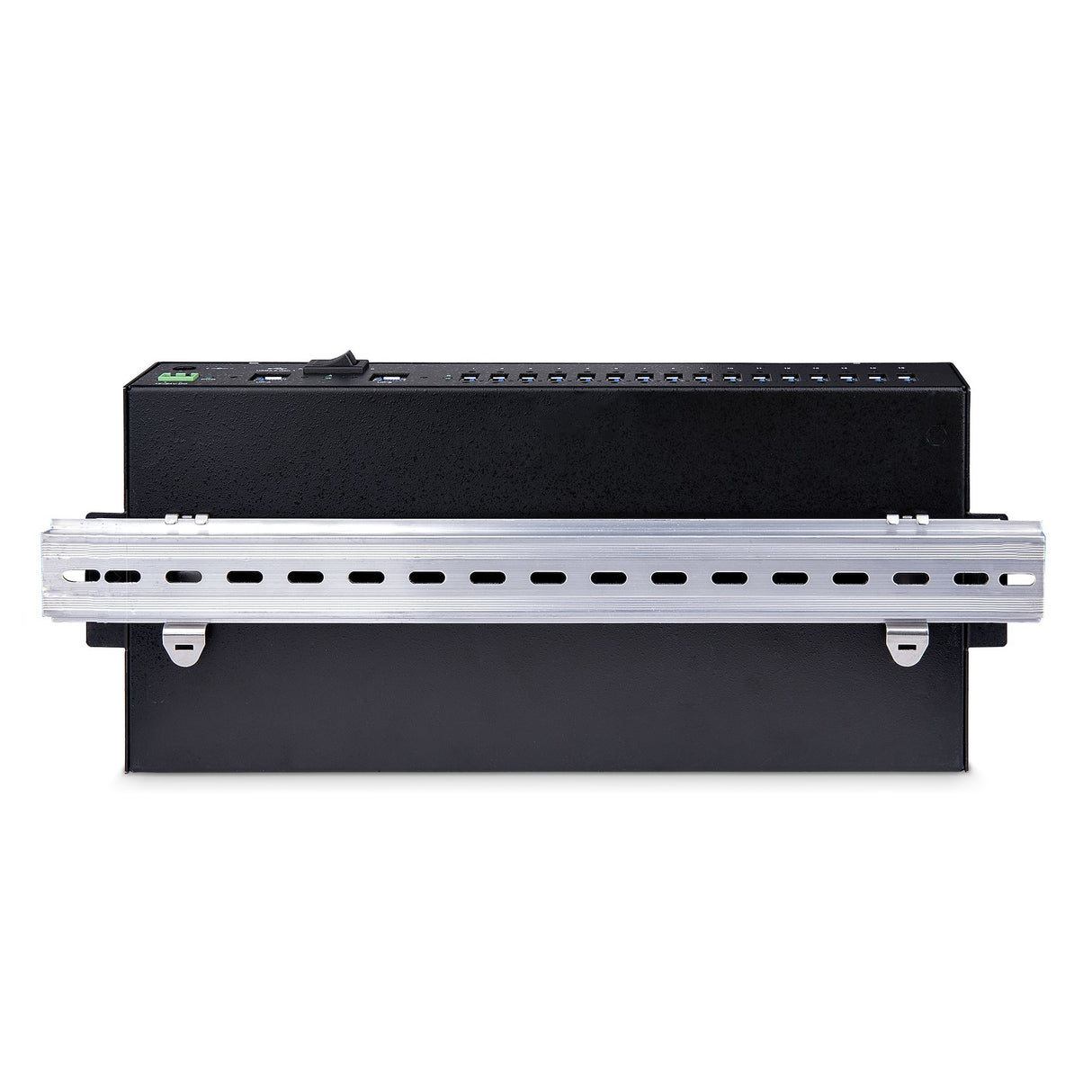STARTECH 16-Port Industrial USB 3.0 Hub 5Gbps | Metal | DIN|Surface|Rack Mountable | ESD Protection | Terminal Block Power | up to 120W Shared USB Charging | Dual-Host Hub|Switch (5G16AINDS-USB-A-HUB) (5G16AINDS-USB-A-HUB)