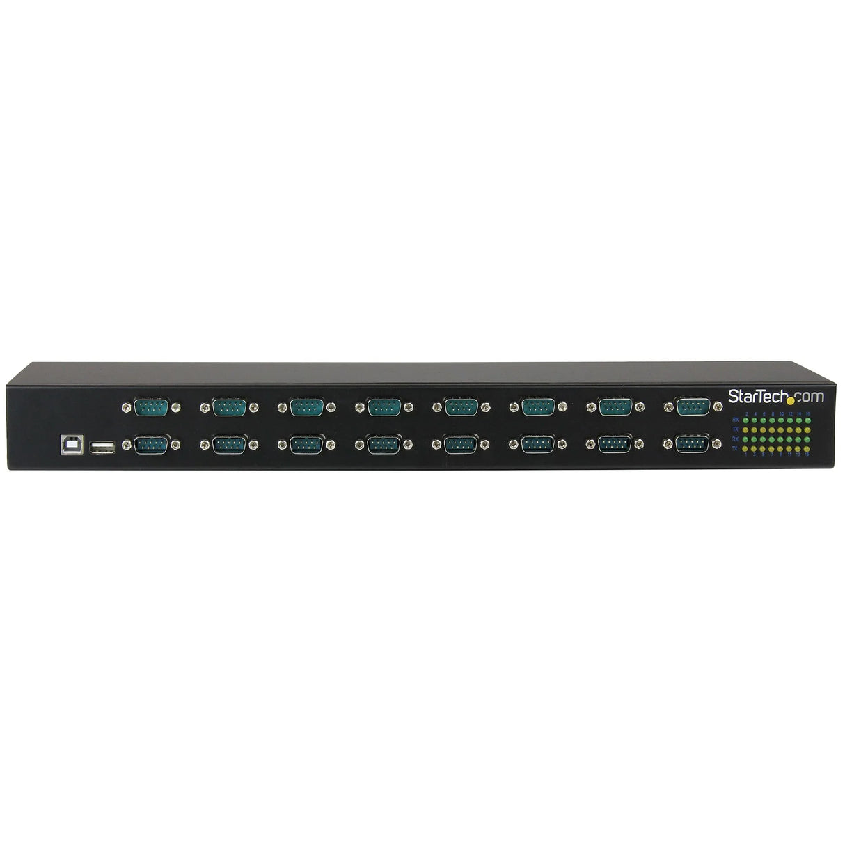 STARTECH 16-Port USB to RS232 Hub - DB9 - Rack Mount FTDI USB to Serial Adapter - USB Serial Adapter - USB to Serial RS232 Adapter (ICUSB23216FD)