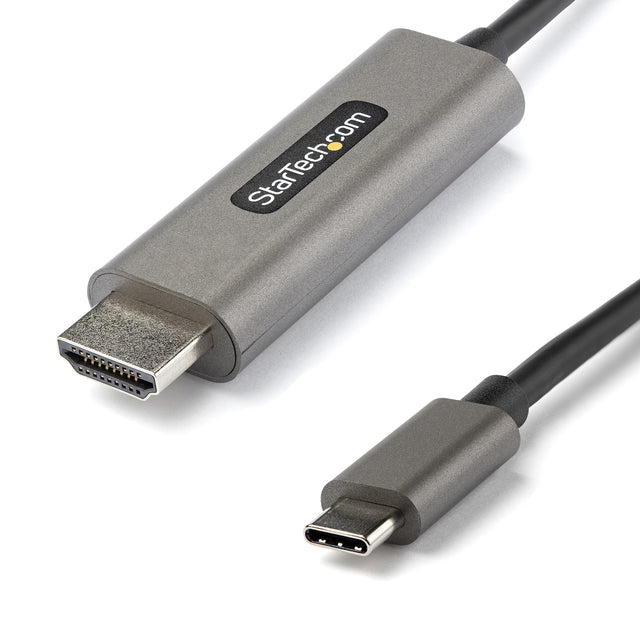 STARTECH 16ft (5m) USB C to HDMI Cable 4K 60Hz w| HDR10 - Ultra HD USB Type-C to 4K HDMI 2.0b Video Adapter Cable - USB-C to HDMI HDR Monitor|Display Converter - DP 1.4 Alt Mode HBR3 (CDP2HDMM5MH) (CDP2HDMM5MH)