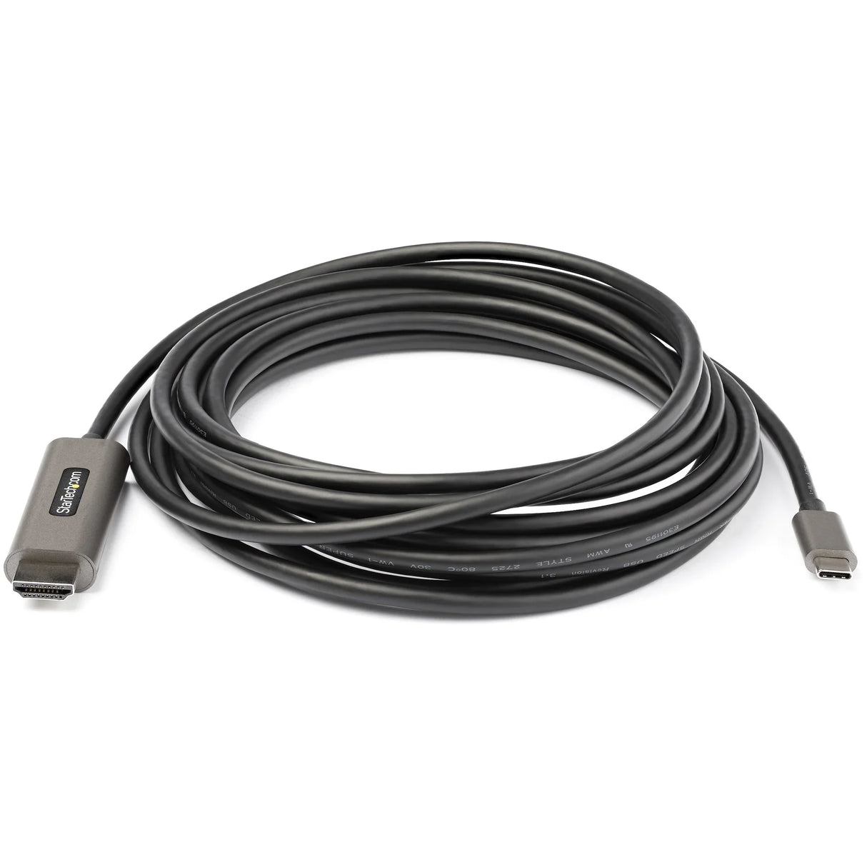 STARTECH 16ft (5m) USB C to HDMI Cable 4K 60Hz w| HDR10 - Ultra HD USB Type-C to 4K HDMI 2.0b Video Adapter Cable - USB-C to HDMI HDR Monitor|Display Converter - DP 1.4 Alt Mode HBR3 (CDP2HDMM5MH) (CDP2HDMM5MH)