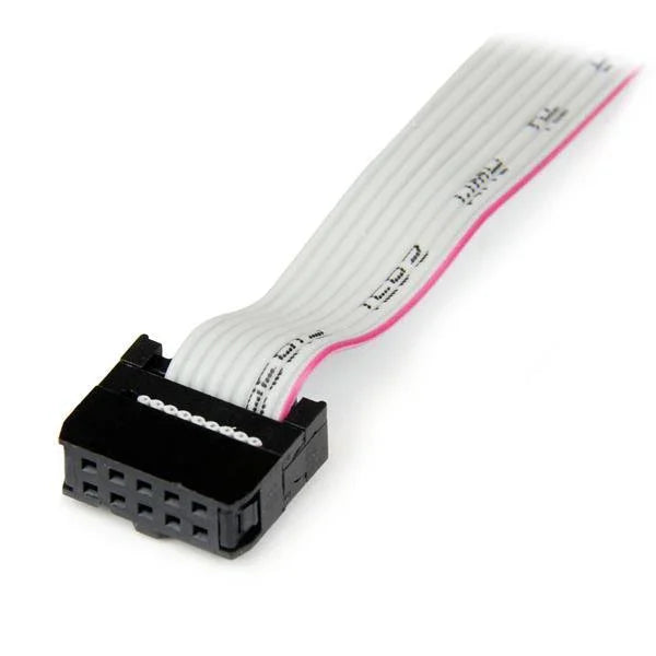 STARTECH 16in (40cm) 9 Pin Serial Male to 10 Pin Motherboard Header Slot Plate - motherboard Serial Port Adapter (PLATE9M16)