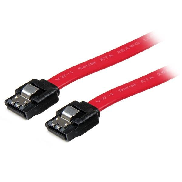 STARTECH 18in Latching SATA Cable - Serial ATA Cable (LSATA18)