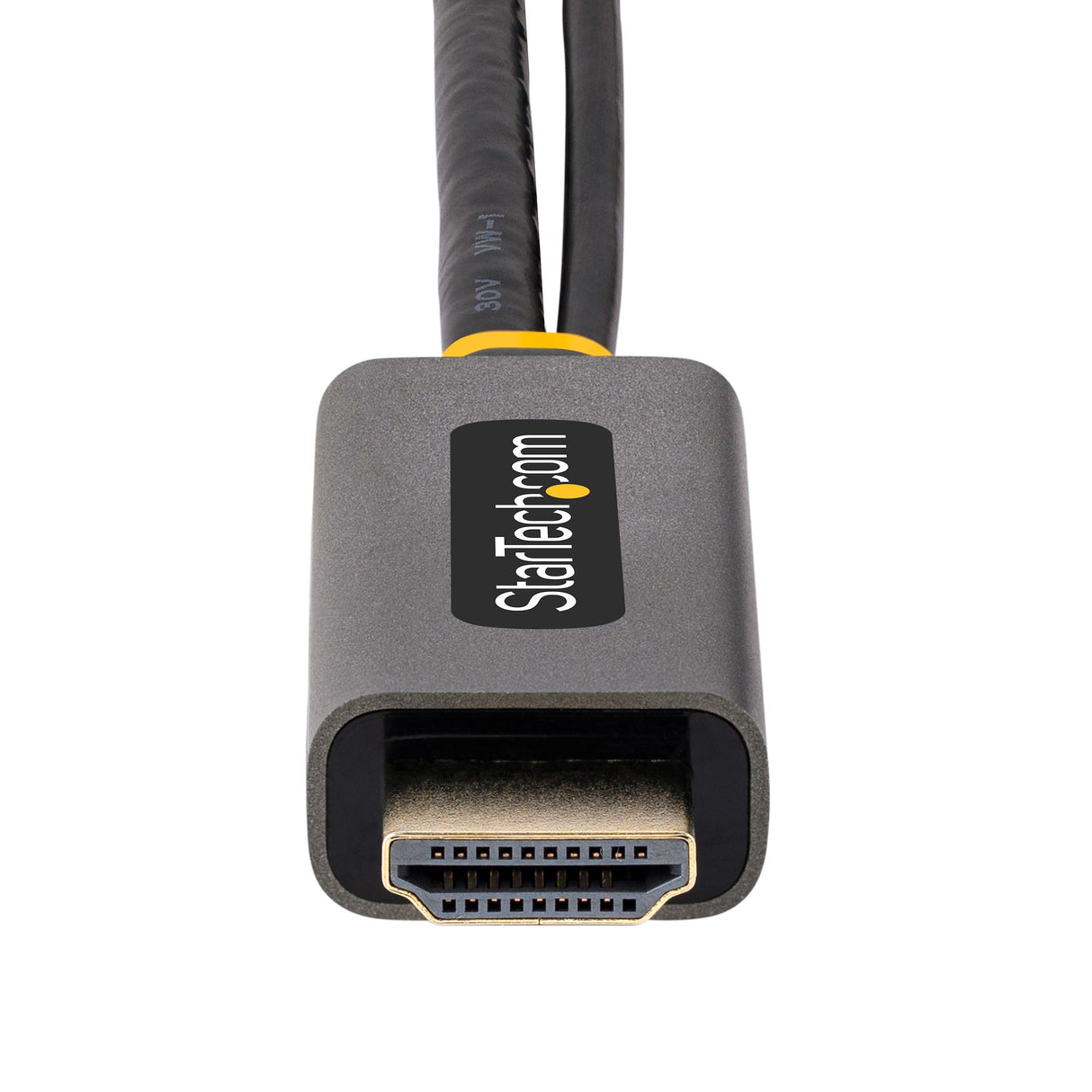 STARTECH 1ft (30cm) HDMI to DisplayPort Adapter Cable | Active 4K 60Hz HDMI 2.0 to DP 1.2 Converter | HDR | USB Bus Powered Source to DisplayPort Monitor for Laptops|PC (128-HDMI-DISPLAYPORT) (128-HDMI-DISPLAYPORT)